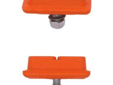 Koolstop remschoenen Composite Continental Threaded oranje