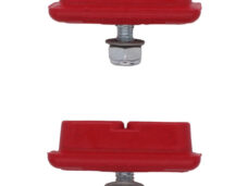 Koolstop remschoenen Composite Continental Threaded rood
