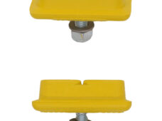 Koolstop remschoenen Composite Continental Threaded geel