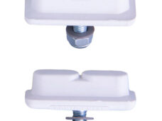 Koolstop remschoenen Composite Continental Threaded wit