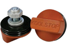 Koolstop remblokset International zwart/zalm