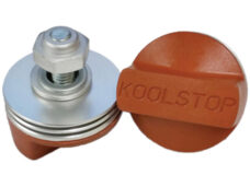 Koolstop remblokset International zilver/zalm