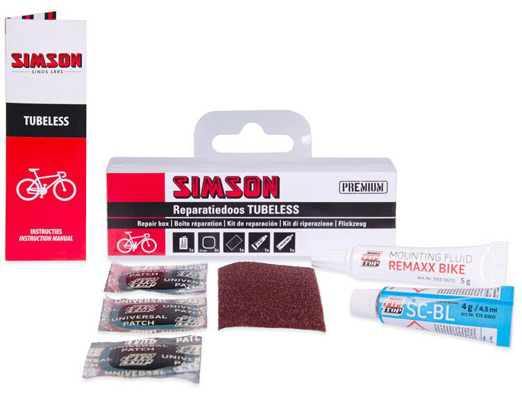 Simson reparatiedoos Tubeless met blisteroog