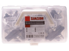 Simson remblok V-brake 72mm asymmetrisch (koffer 25 sets)