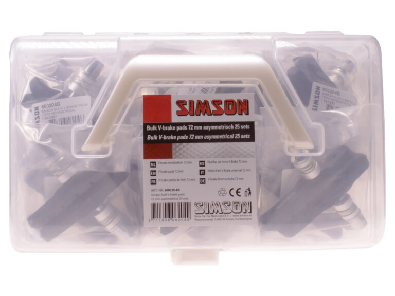 Simson remblok V-brake 72mm asymmetrisch (25 sets)