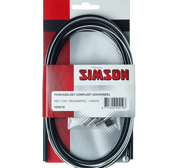 Simson remkabelset compleet ton-peer nippel op kaart