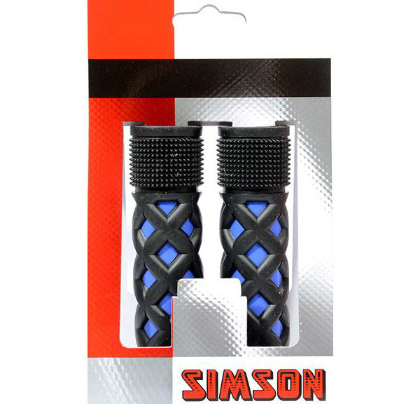 Simson handvatset Kids blauw/zwart