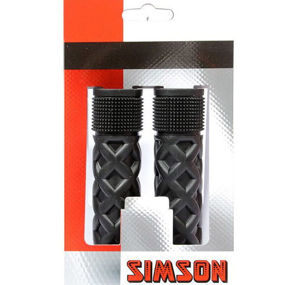Simson handvatset Kids zwart/zwart