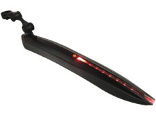 Mirage spatbord achter 24-28" zadelpen met ledstrip