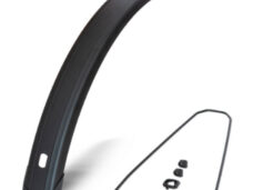 Eurofender voorspatbord Tempo Square 28" 65mm mat zwart