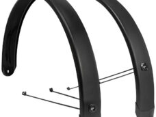 Eurofender spatbordenset Tempo Square 28" 58mm mat zwart