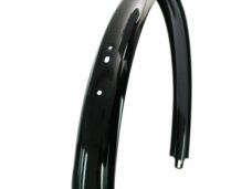 Achterspatbord 28" Transport Urban lang breed glans zwart
