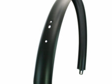 Achterspatbord 28" Transport Urban lang breed mat zwart