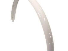 Achterspatbord 28" Transport Urban lang breed wit