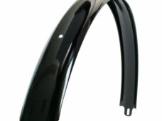 Achterspatbord 28" Transport Urban kort breed glans zwart