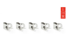 Eurofender spatbordstangklem RVS (5st)