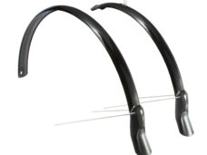 Eurofender spatbordenset Scatto 51mm 28" glans zwart