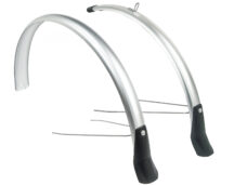 Eurofender spatbordenset Snello 46mm 28" zilver