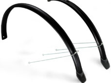 Eurofender spatbordenset 58mm 26" zwart