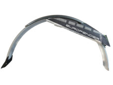 Eurofender spatbordenset 58mm 26" zilver