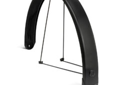 Eurofender achterspatbord Tempo Square 26" 65mm mat zw