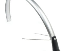 Eurofender achterspatbord Snello 46mm 28" zilver