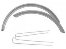 Stel spatborden 24" alu cpl. ATB zilver