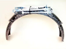 Stel spatborden 12" cpl. staal