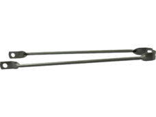 Spatbordstang 26" per stuk metallic-grijs