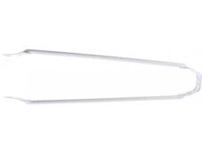 Spatbordstang 28" per stuk wit