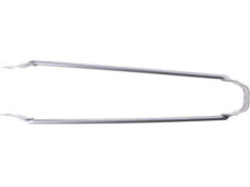 Spatbordstang 28" per stuk zilver