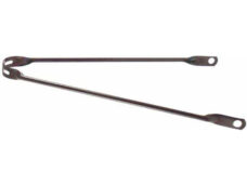 Spatbordstang 28" per stuk metallic bruin