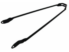 Spatbordstang 28" per stuk zwart pad bev.6mm