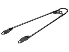 Spatbordstang 28" mat zwart transport met bumper 6mm
