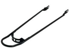Spatbordstang 28" mat zwart transport met bumper
