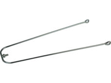 Eurofender spatbordstang 20" draad 250mm pad bev. verzinkt