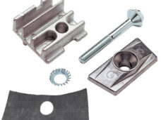 Hebie adapter middenstandaard +bout M10x65mm 69909 zilver