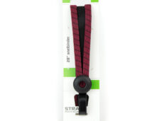 Widek triobinder Eye met haak 24+2x12mm zwart/bordeaux