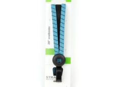 Widek triobinder Eye met haak 24+2x12mm zwart/babyblauw