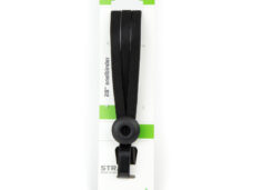 Widek triobinder Eye met haak 3x12mm zwart/zwart