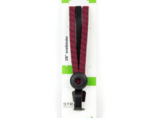 Widek triobinder Eye met haak 3x12mm zwart/bordeaux