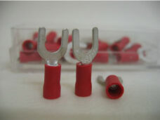 Bofix kabelschoen AMP vork M5 rood (25st)