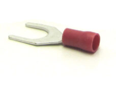 Bofix kabelschoen AMP vork M8 rood (25st)