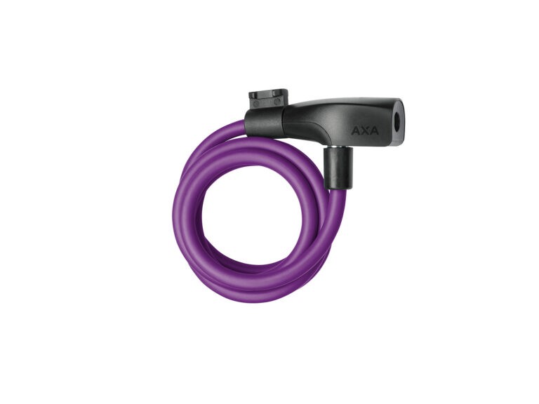 AXA spiraalkabelslot Resolute 8-120 royal purple