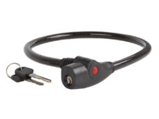 Kabelslot met sleutel 12mm zwart 230140