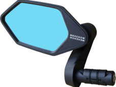 VWP spiegel Luxe ø17~23mm in stuur blauwe lens