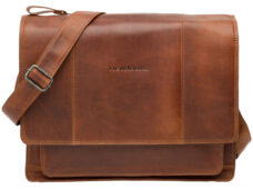 New Looxs laptoptas Fellini leer 18l cognac