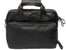 New Looxs laptoptas Cali 17l leer zwart