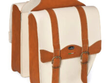 Monte Grappa dubbele tas 17L Cruiser Vintage cognac/cream