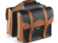 Monte Grappa dubbele tas 17L Bauletto zwart/donkerbruin